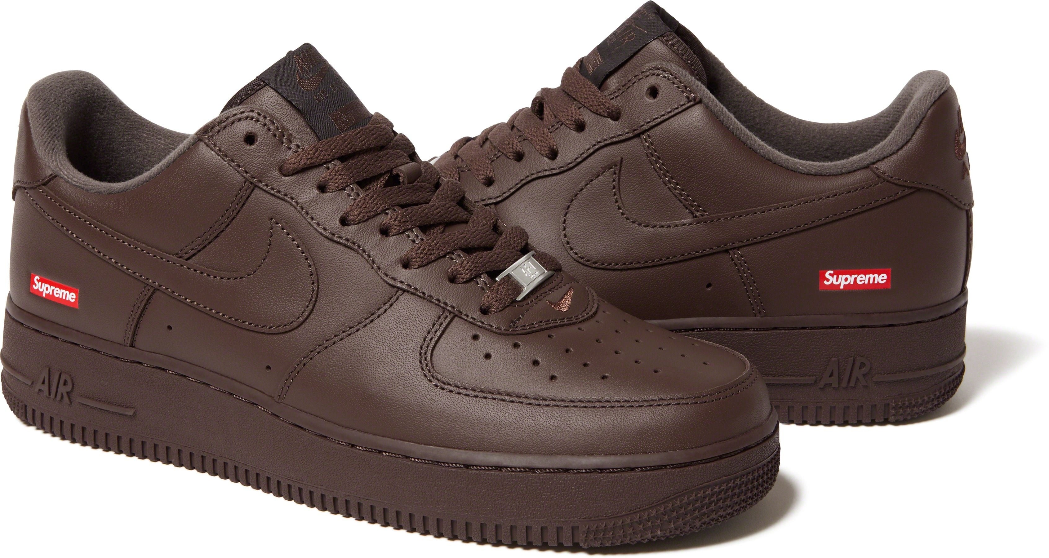 Supreme®/Nike® Air Force 1 Low Brown view 4